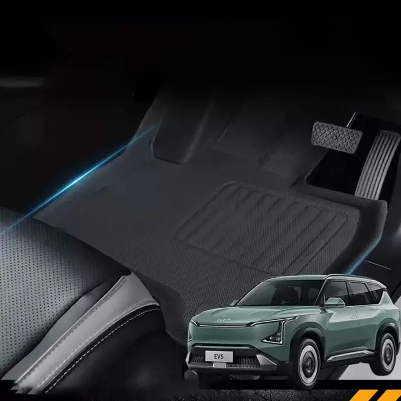 LHD RHD For Kia EV5 2026 2025 2024 2023 Custom TPE Mats Full Set Eco-Friendly Waterproof All-Weather Floor Liners Accessories