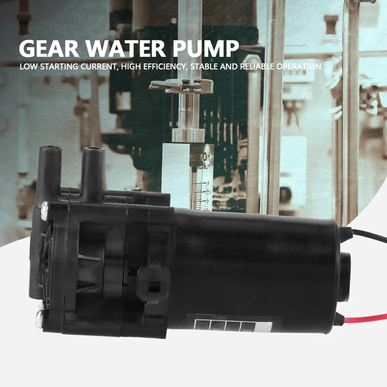 ZC-A250/A210 DC 12/24V Self-Priming Corrosion Resistant Plastic Gear Pump - Mini Water Pump for Milk/Cooking Oil