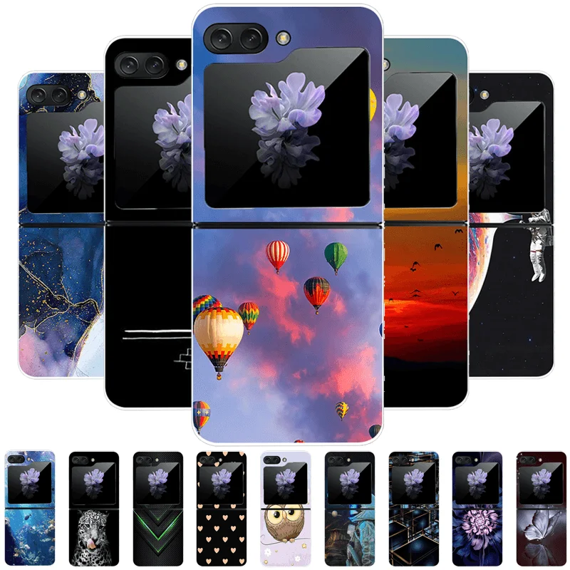 Clear Phone Case For Samsung Galaxy Z Flip7 Fashion Hard PC Silicone Cover For Galaxy Z Flip 7 5G ZFlip7 Transparent Protector