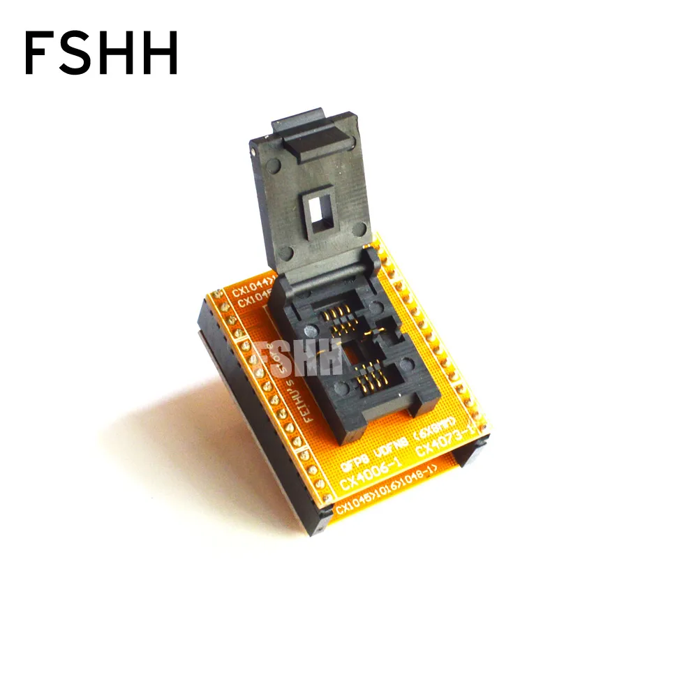 6mmx8mm QFN8 to DIP8 Adapter for SUPERPRO5000E/5000 CX1045 CX1016 CX1048-1 adapter module can be used after modification MLF8