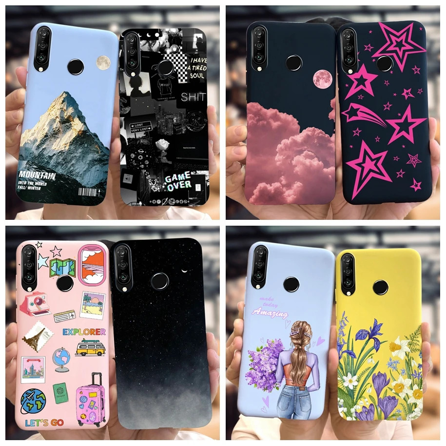 For Huawei P30 Lite Case MAR-LX1M MAR-L21A Cover Popular Mountain Shockproof Bumper For Huawei P30 Pro P 30 P30Lite P30Pro Funda