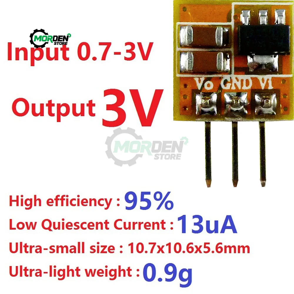 0.7-5V to 3V 3.3V 5V DC DC Boost Converter Voltage Step-up Module Power Supply for Stabilized Power  Electrical Tools