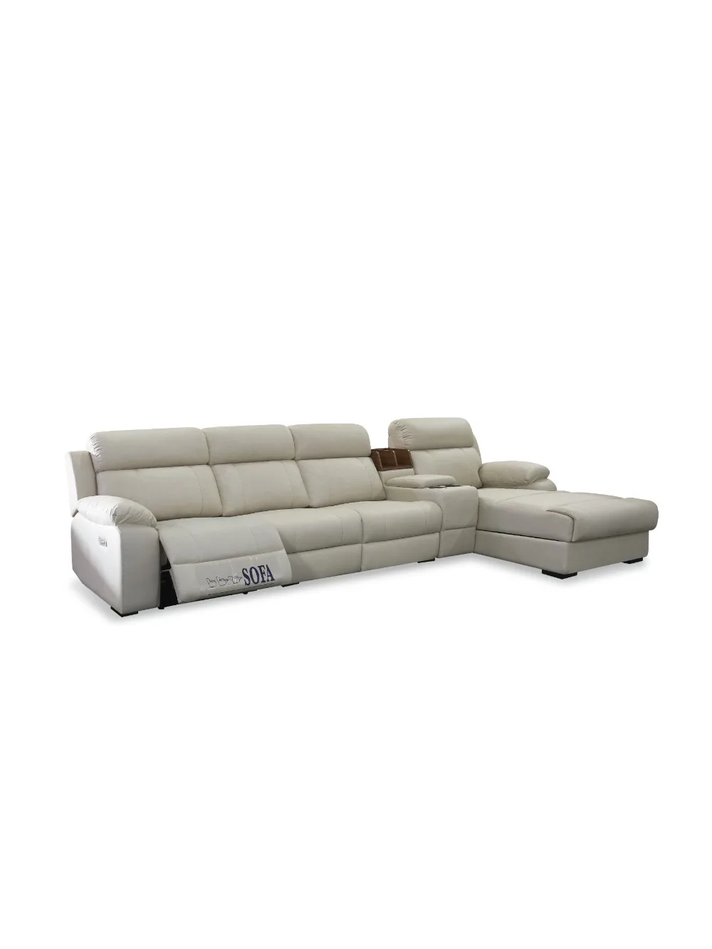 

#New Arrival Electric Recliner Relax Sofa Chair Genuine Leather Sponge Filled Villa Use Manual Control