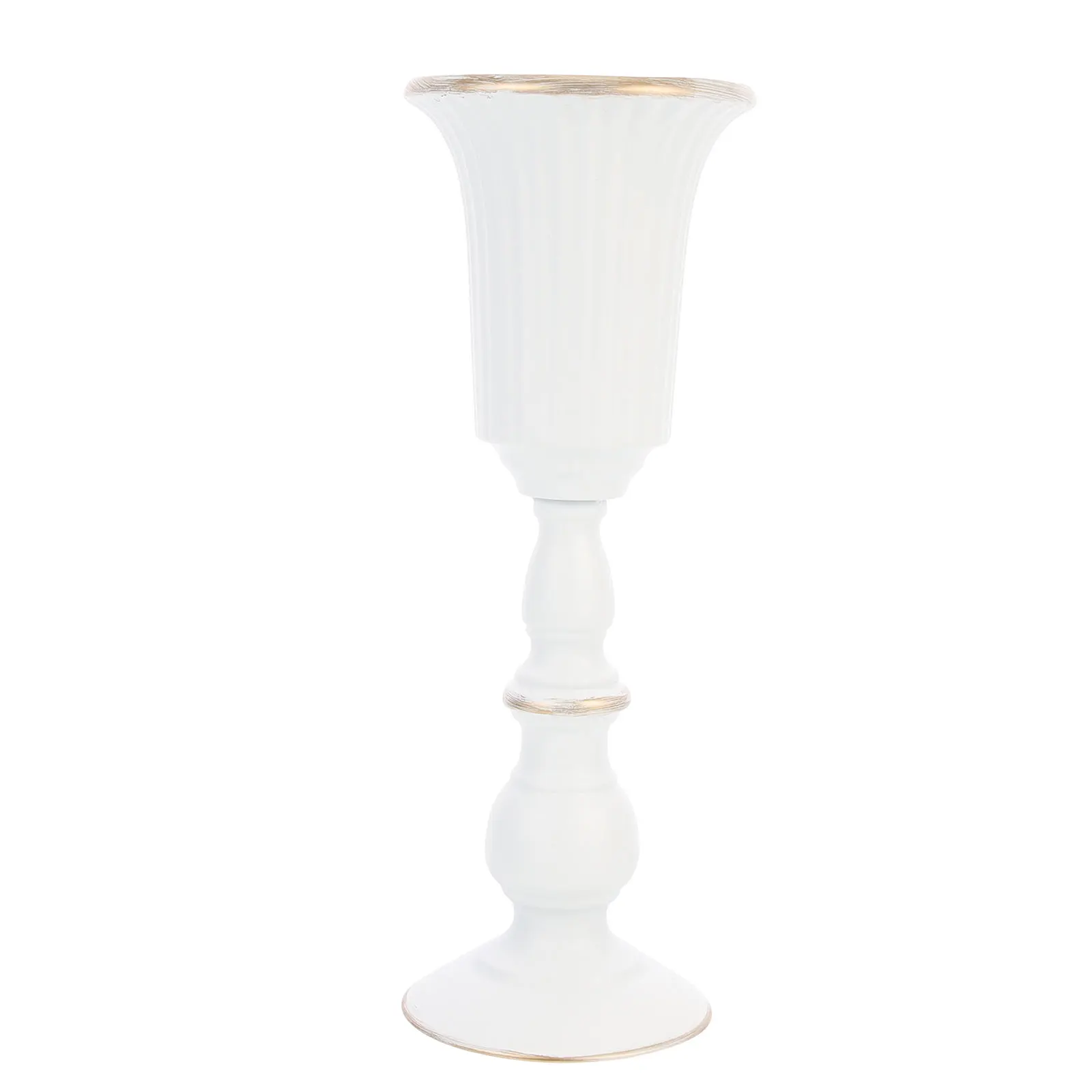

Flower Trumpet for Flowers Iron Tall European Style Arrangement Centerpieces Wedding Vase Metal Flower Vase Home Decor