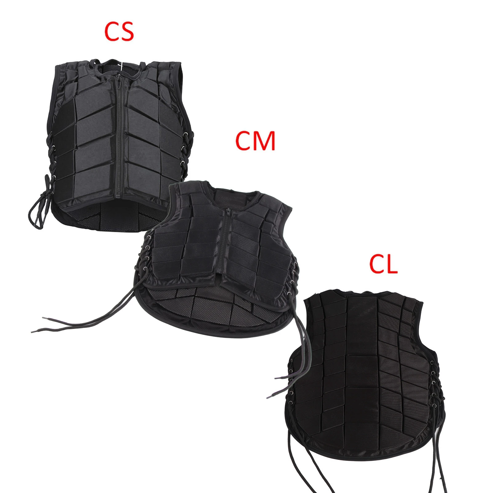 Chaleco de montar para niños, cómodo chaleco protector para montar a caballo, chaleco de seguridad con absorción de impacto para niños y niñas