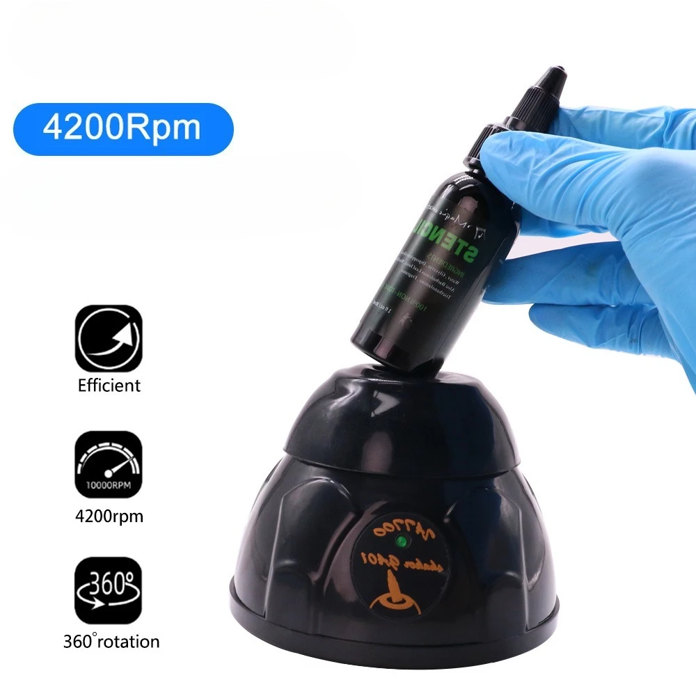 Mini Vortex Shaker Tattoo Ink Nails Polish Mixed Shaker 7000RPM Vortex Mixer Non-slip Base Tattoo Ink Stirrer Tattoo Supplies