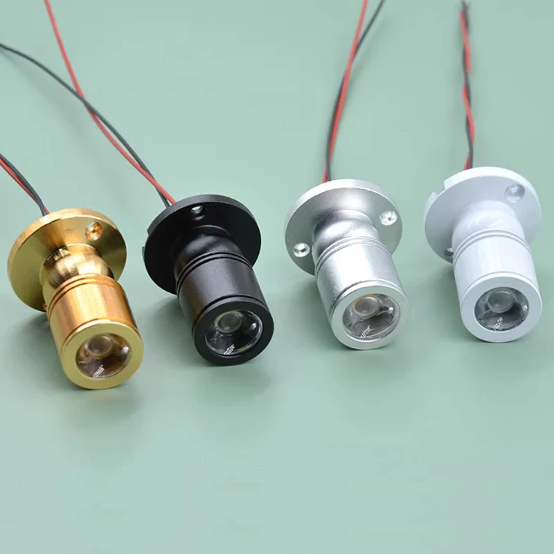 4PCS LED Mini Spot Light 1W 3W 110V 220V Downlight 12V DC Sieraden Tonen Omvatten Led Driver Opbouw Plafondlamp Lamp
