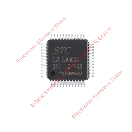 2PCS STC12LE5A60S2-35I-LQFP48 Microcontroller LQFP-48