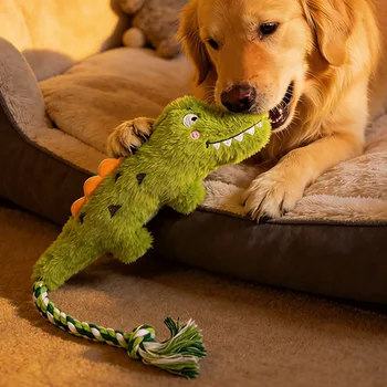Knotted Crocodile Dog Toy 2
