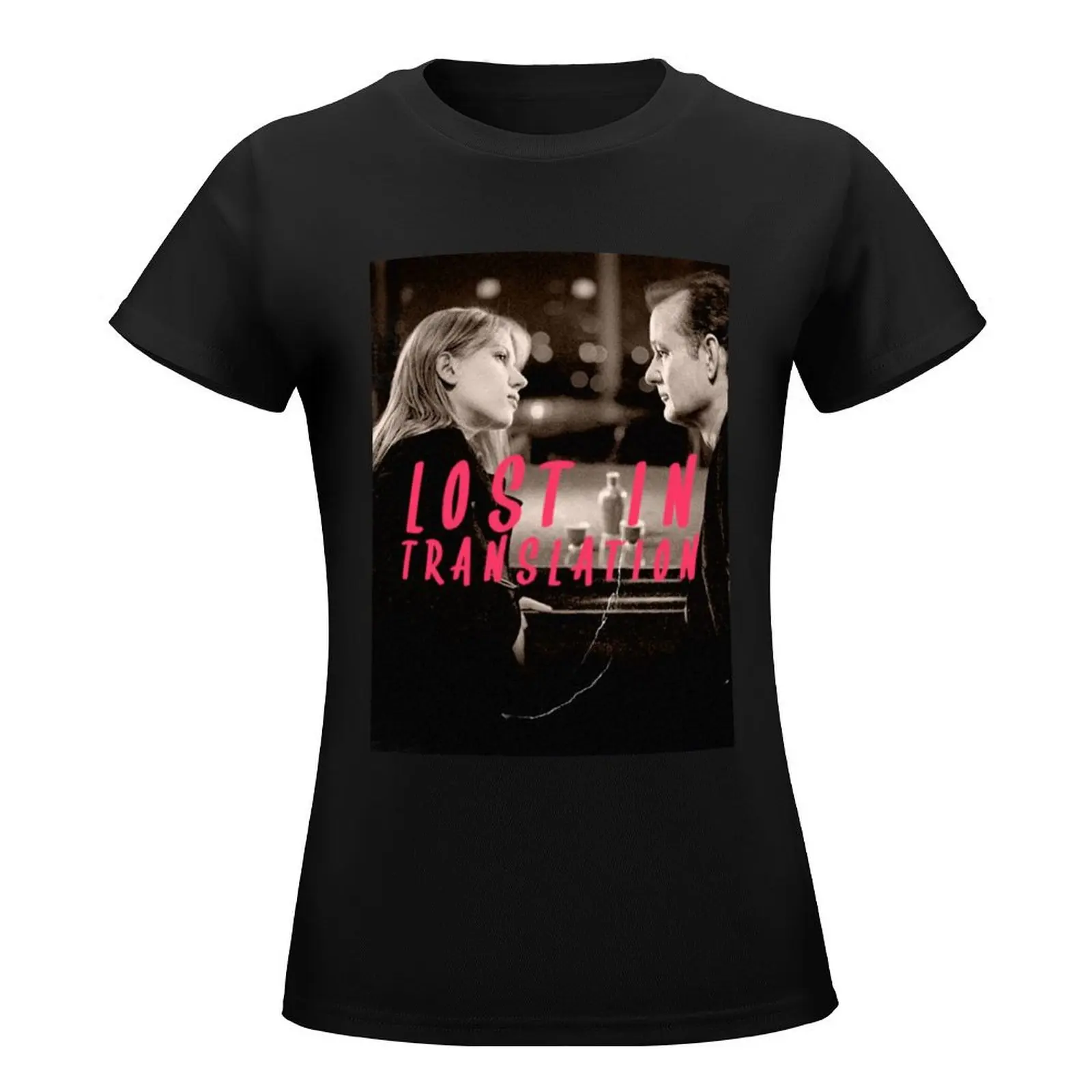 Lost in Translation (2003) poster T-Shirt plus size tops summer clothes Female clothing Short sleeve tee tops for Women