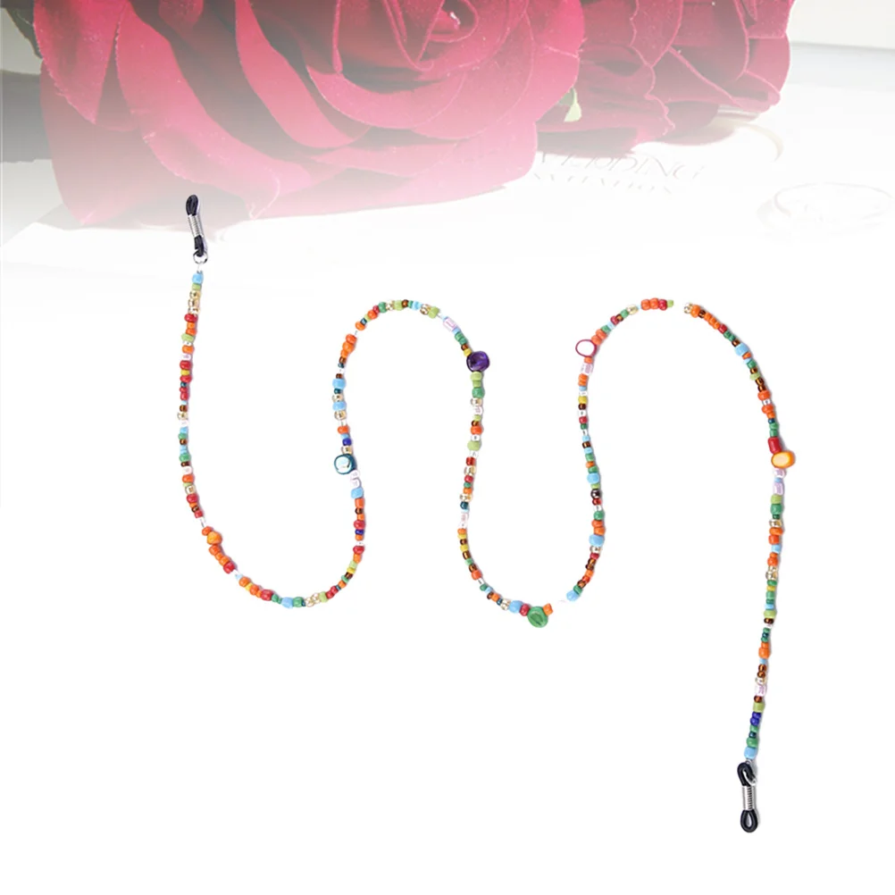 

Anti-Slip Glasses Chain Beaded Eyeglass Cord Neck Lanyard Holder For Sunglasses Multicolor Secure Fit Rope Retainer