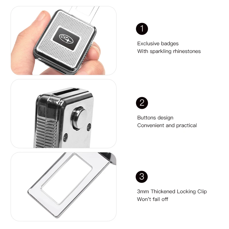 مقعد السيارة حزام كليب موسع سلامة حزام الأمان قفل مشبك اكسسوارات لسوبارو Outback ليجاسي فورستر XV تريبيكا صعود امبريزا