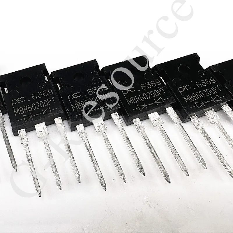 (10pcs) MBR60200PT High current Schottky Diode 60A 200V TO 247