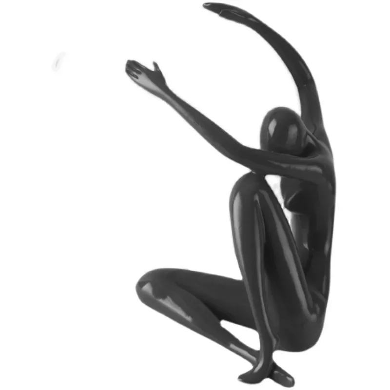 Simple modern humanoid ball holding living room bedroom bedside table lamp