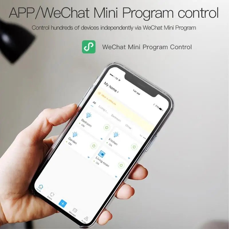 Interruptor inalámbrico inteligente de 2,4G, dispositivo con aplicación de Control de protocolo WiFi, Control remoto táctil, herramienta para el hogar