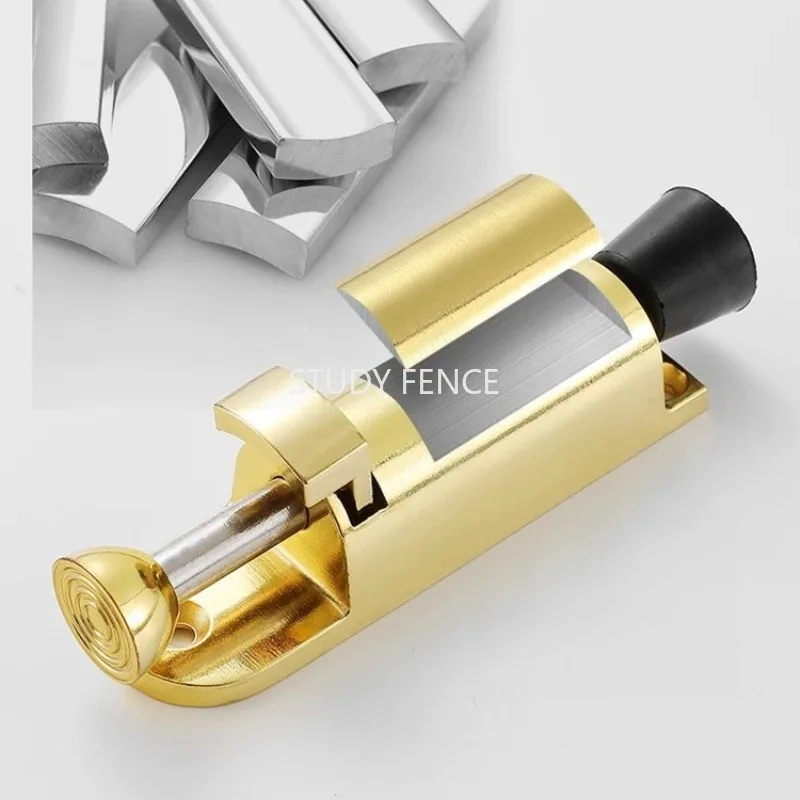 Zinc Alloy Door Stopper Hotel Door Stopper Household Hardware Accessories, Positioning Door Stopper, Screw Drilling Installation