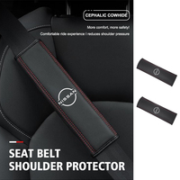 Car Seat Belt Cover Shoulder Strap Protector Pad Accessories For Nissan Navara Almera Sentra Rogue Pathfinder Sylphy Leaf