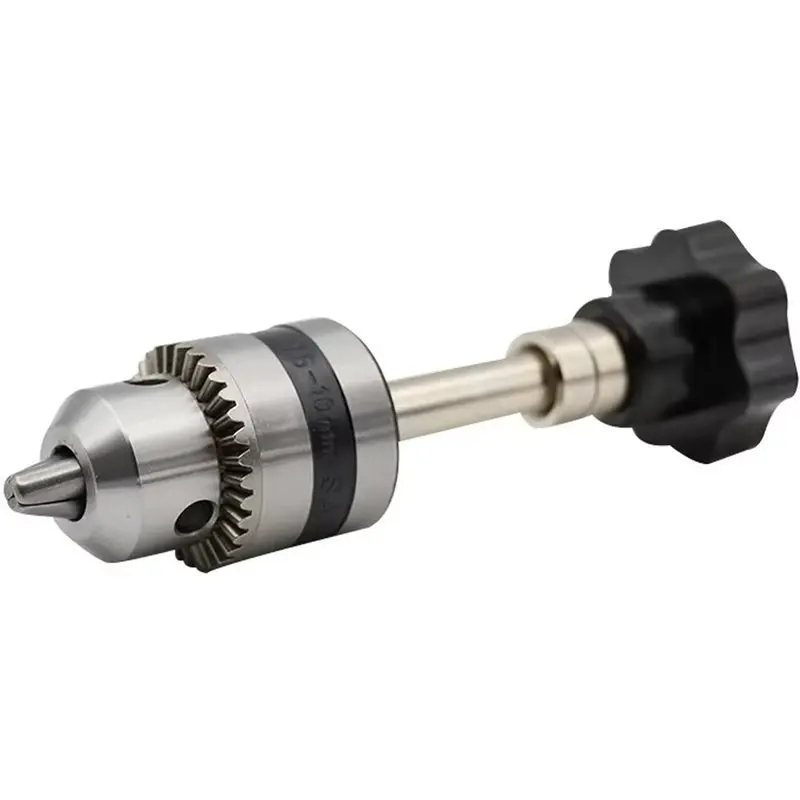 Black For Dremel Woodworking Tools 0.6-6.5 Mm Pin Vise Hand Twist Drill Manual Drilling Drilling Bit