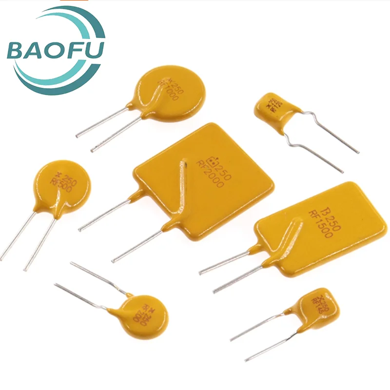 

10pcs straight insertion self recovery fuse tube 250V 0.02A/0.18/0.3/0.5/0.65A/0.8A/1/1.5A