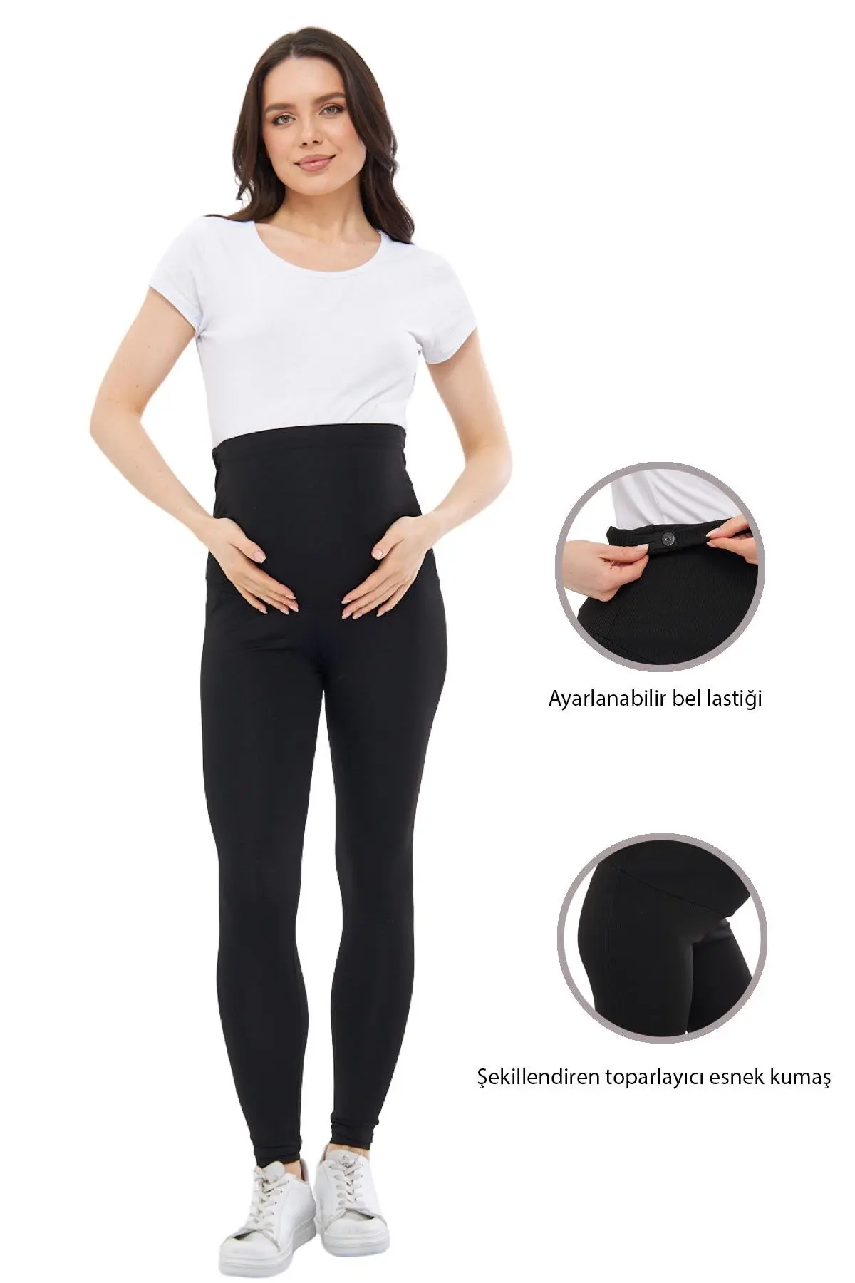 

Luvmabelly MYRA8071 Reamer Thin Submersible Waist Adjustable Pregnant Leggings