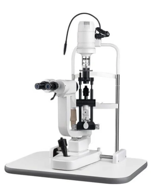 

optical Slit lamp 2 magnifications Portable slit lamp microscope with halogen lamp