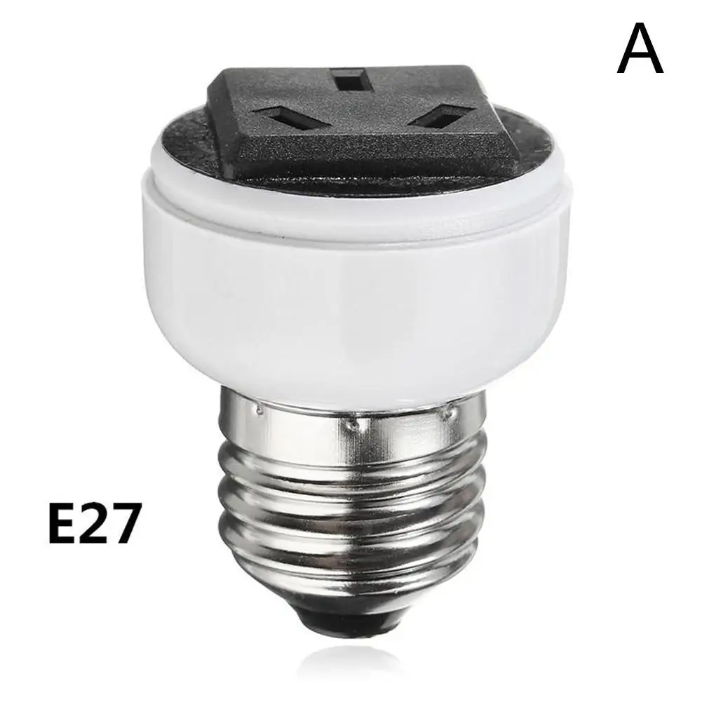 1pcs E27 Screw Light Bulb Socket Lamps Holders lighting Holder Female Sockets Power Supply Tconversion Adapter for US or EU