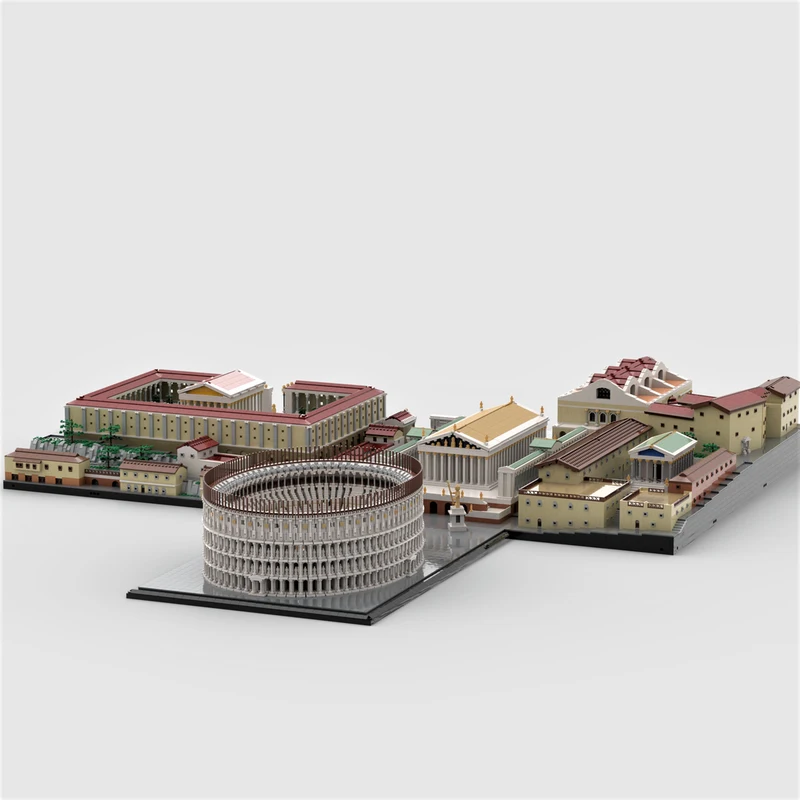 34777 PCS Modular Building ROMA - First Part MOC Customize Modular Building Block Creative Design DIY Boys Assembly Toy Gift