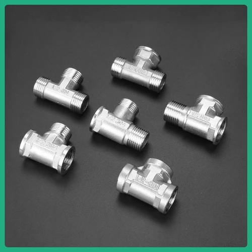 Imagen 2 del producto Acoplador adaptador rápido de rosca macho hembra BSP de 1/2 ""3/4"" 1 ""BSP tipo T de acero inoxidable Konektor para Gas Udara Minyak