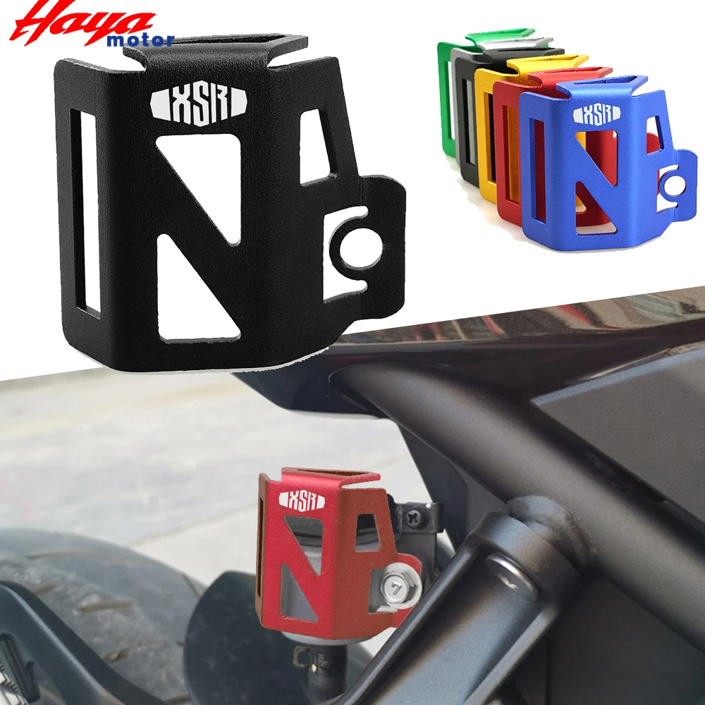 High Quality Motorcycle Rear Brake Fluid Cylinder Cover Oil Tank Protection For Yamaha XSR XSR700 XSR900 XSR 700 900 2017-2021