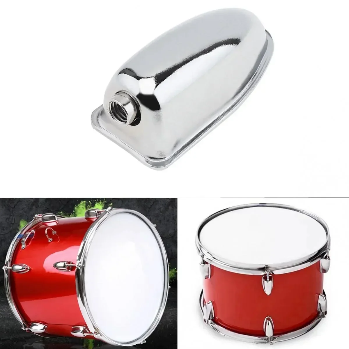 40mm/1.57in Snare Drum Lug Claw Hook Bass Drums Snare Replacement with Mounting Screws