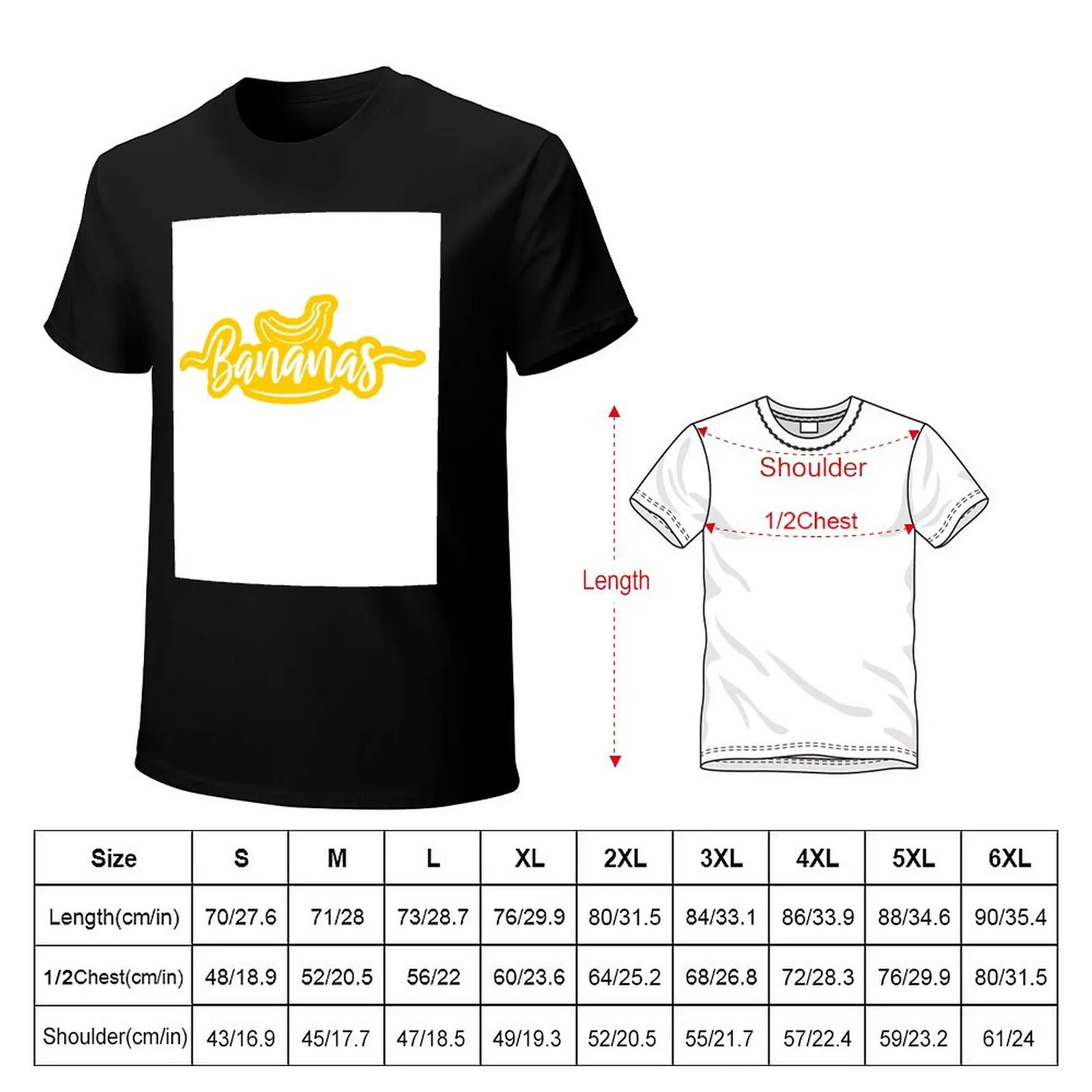 Banana for scales T-Shirt Casual All Match Tee Shirt for Men