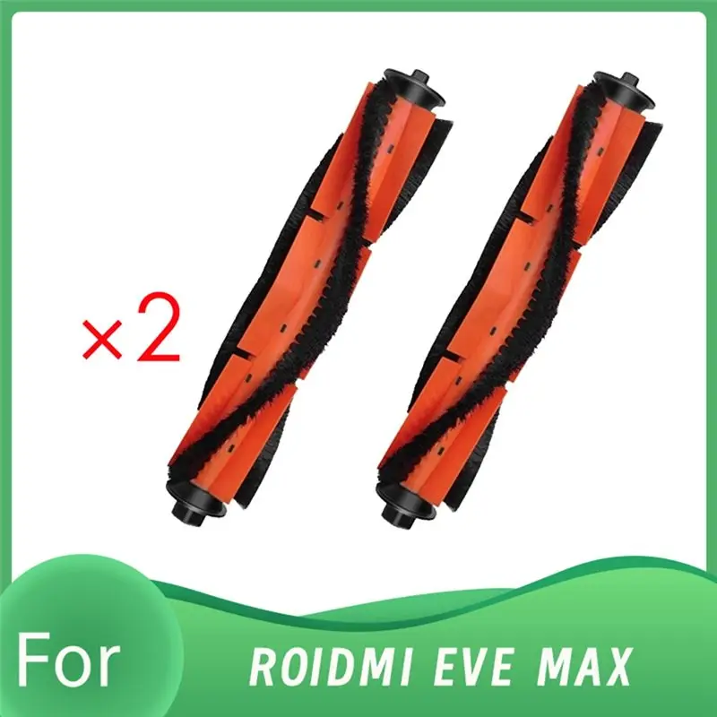 A70Z Fafa】2 Pcs Main Brush For ROIDMI EVE MAX Vacuum Cleaner Replacement Spare Kit Ultra Durable Accessories Long Lasting Spare