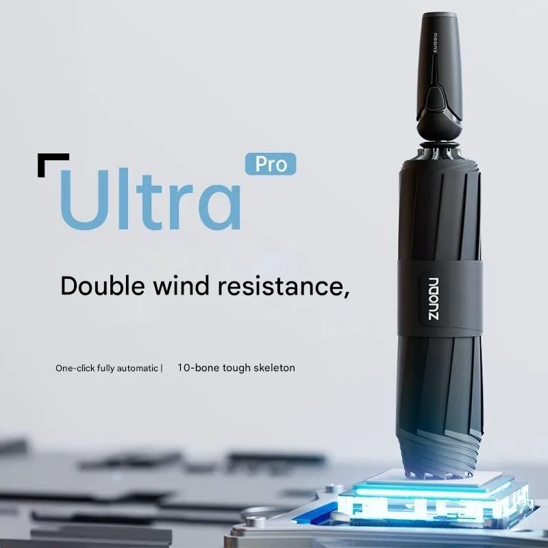 

High-end Enlarged Fully Automatic Umbrella Men's Large Reinforced Thickened Reverse Folding Car-mounted Storm-resistant Umbrella