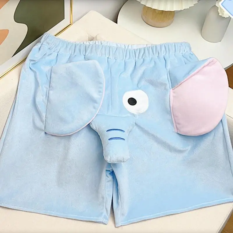 Lovable Elephant Summer At Home Casual Shorts Men And Women Breathable Funny Comfortable Couple New Pattern Short Pants