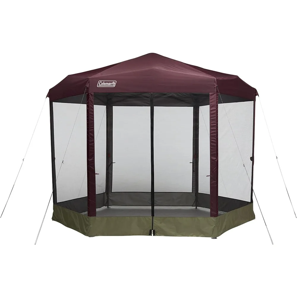 Back Home Screened Canopy Tent with Instant Setup; Outdoor Gazebo for Bug-Free Lounging, Fits Over Picnic Tables, Ideal