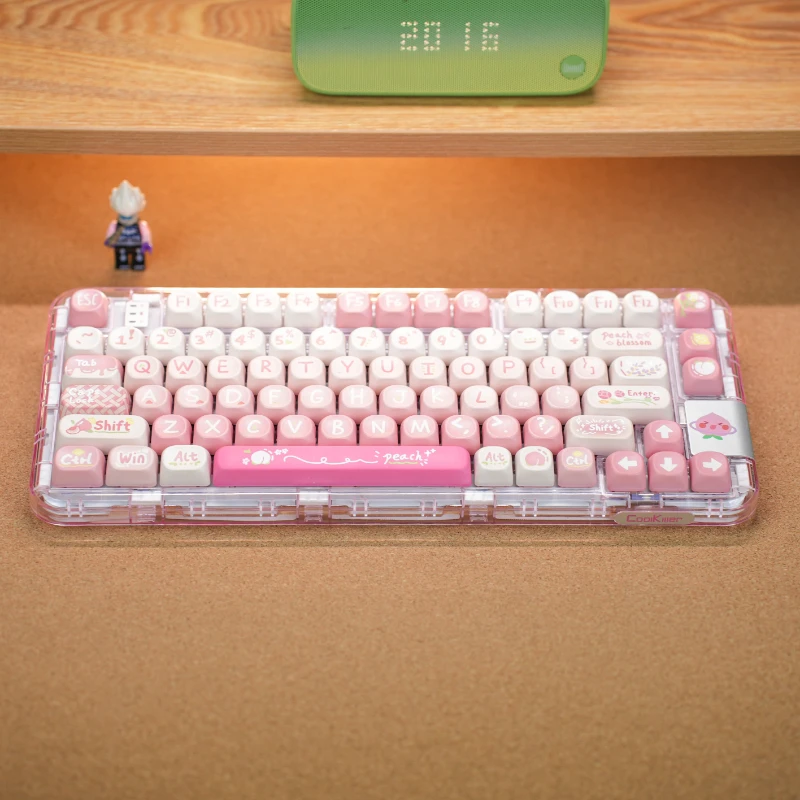 넥타린 PBT 키 캡, MOA, XDA, 체리 프로파일 더블 샷 키캡, 열 승화 기계식 키보드, 사용자 정의