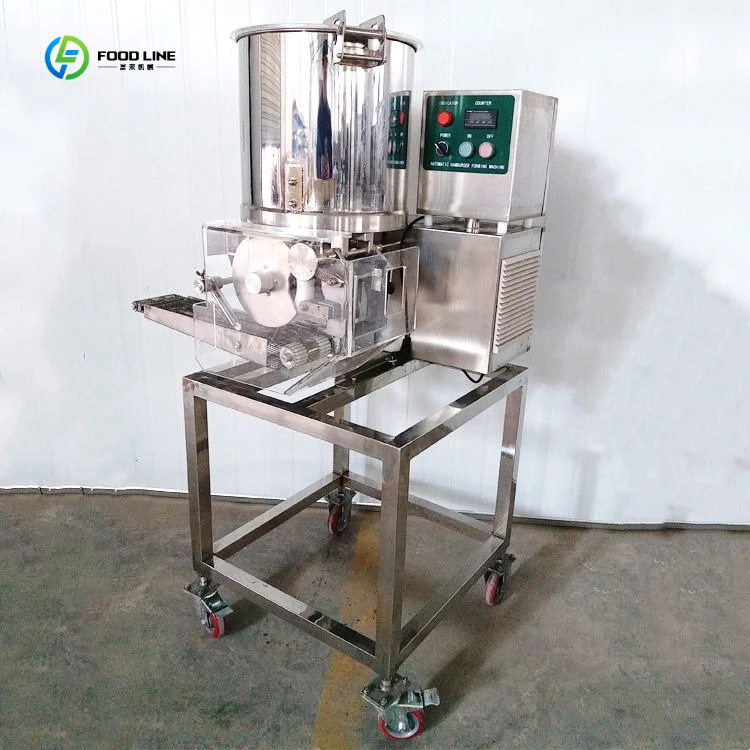 Automatic Hamburger Burger Patty Maker Forming Meat Pie Patties Making Machine for Sale FL Customized