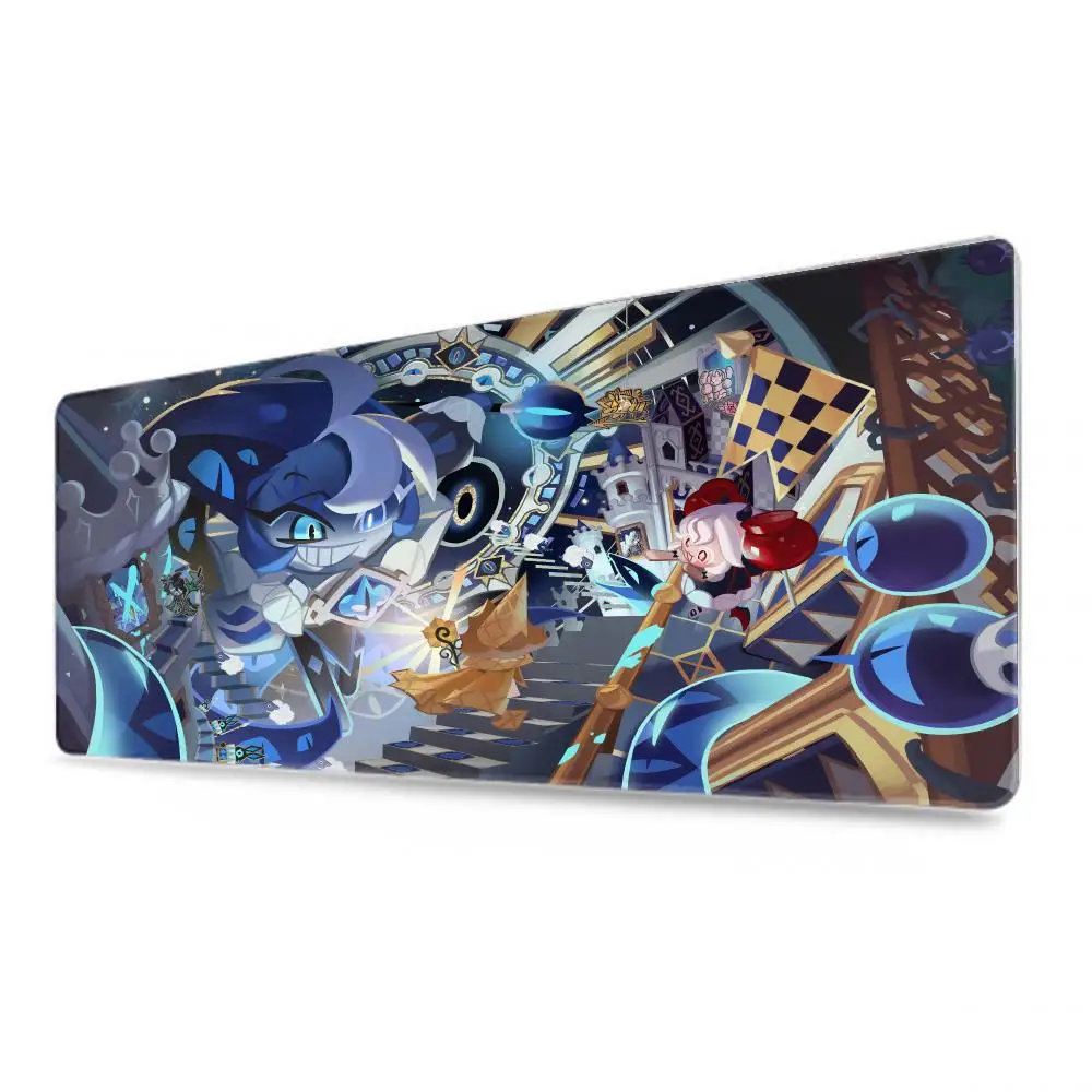 Cookie Run K-Kingdom Mouse Pad Tablet mouse Pad Laptop xl desktop mate, cute HD Rainbow Gaming keyboard pad, Player, 90x40