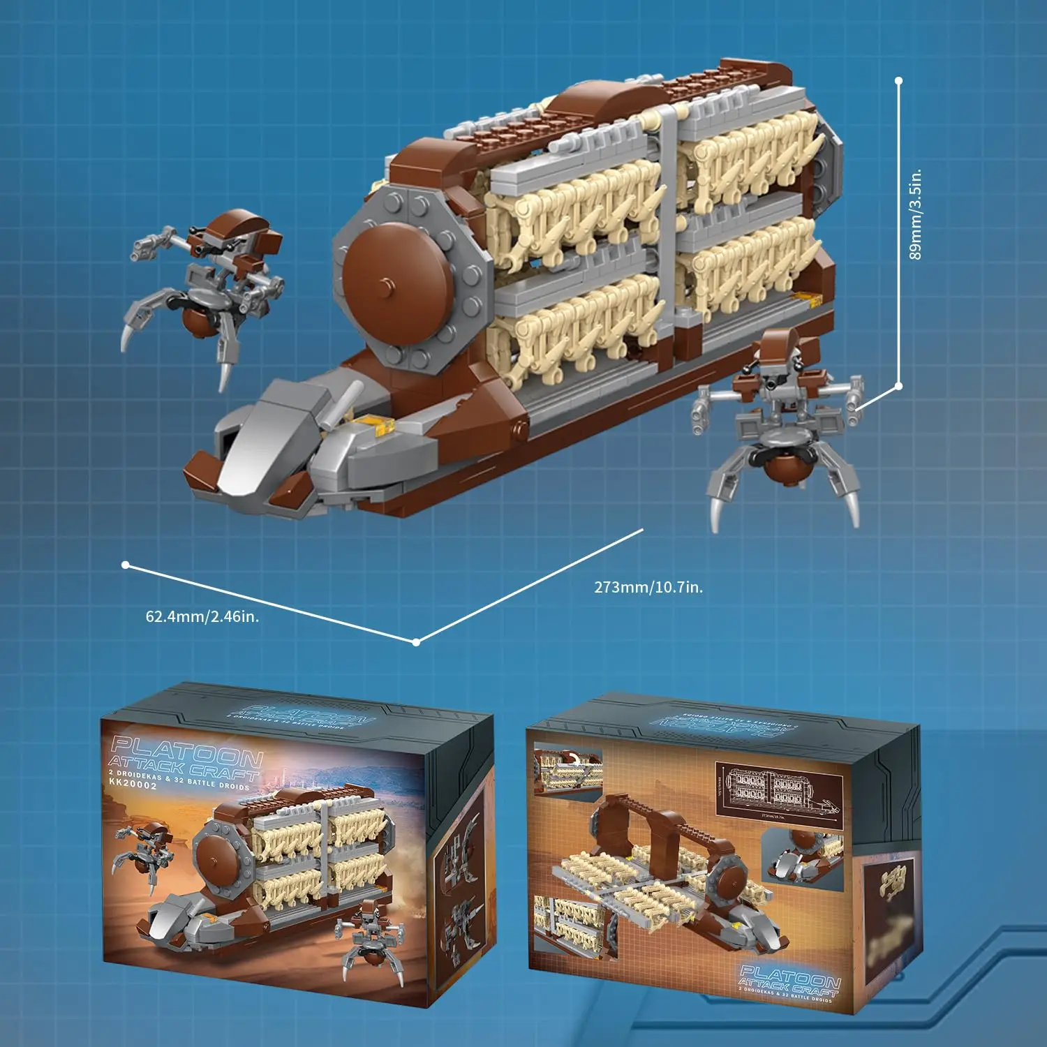 522PCS Space War Transport Vehicle Building Blocks Alien War Soldier Car Model Bricks Desktop Decoration Toys Kids Holiday Gifts image 6