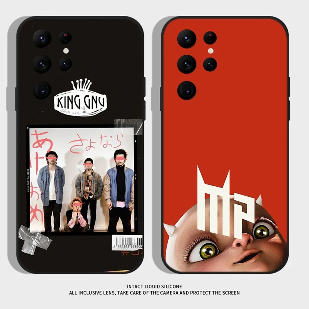 

King Gnu Rapper Phone Case For Samsung S24,S22 Ultra,S20,S30 plus,S22 plus,S23,S30 ultra 5G Silicone Cover