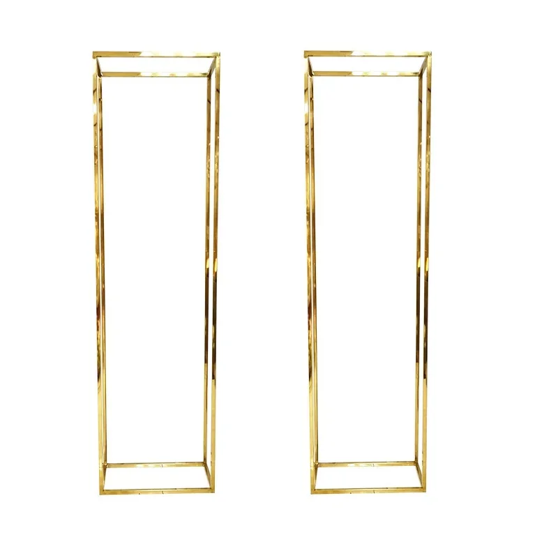 3PCS Metal Frame Flower Arch Backdrop Cake Table For Wedding Birthday Baptism Party Dessert Table Decoration Grand Event Props