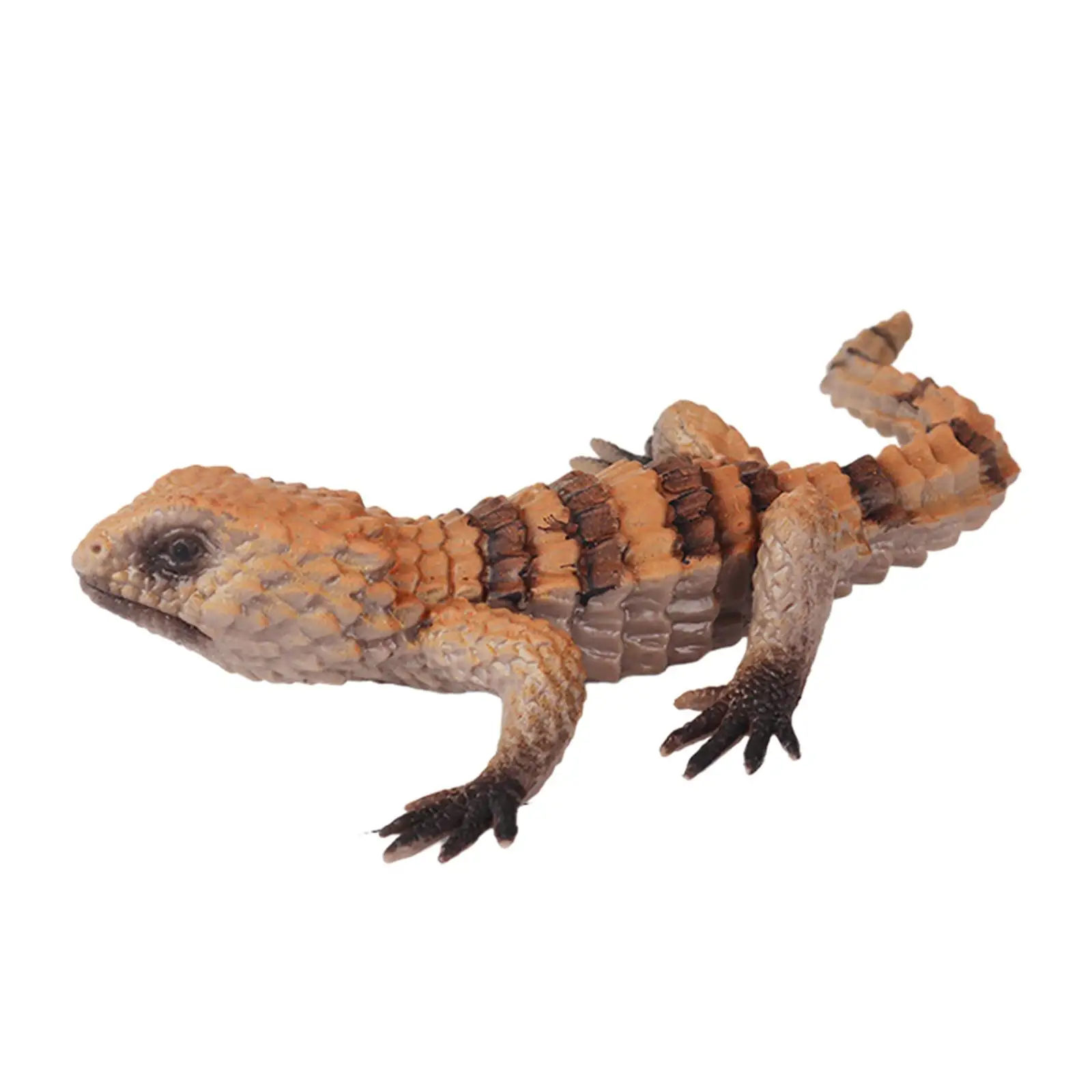 Handgeschilderd Mini Hagedis Beeldje Realistisch Dierenspeelgoed Cake Topper Desktop Decor Sculptuur voor thuiskantoor