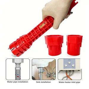 8 -1 -Badezimmerschlüsselset, Tap- und Spüleninstallation, multifunktionales Winkelventil, Warmwasserbereiter, Sanitär, universelles Reparaturwerkzeug 10 Hauptverkaufs -Badezimmer -Kits - №3