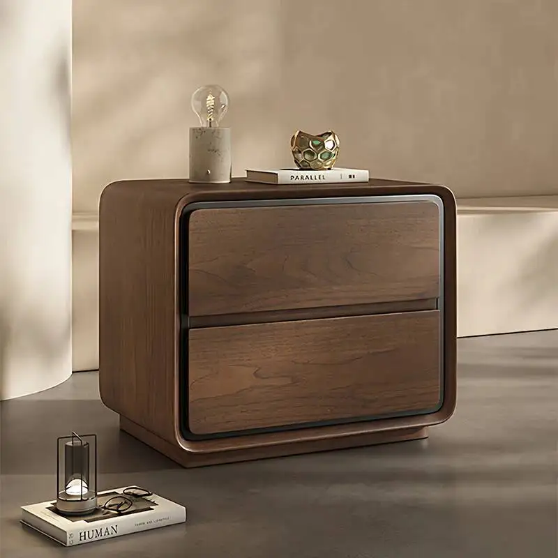 Minimalist Luxury Bedside Tables Style Trendy With Drawers Storage Nightstands Modern Elegant Table De Chevet Bedroom Furniture
