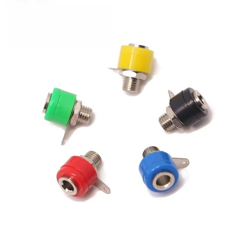 4mm Banana Panel Socket Test Probe Binding Post Nut Plug Jack Connector