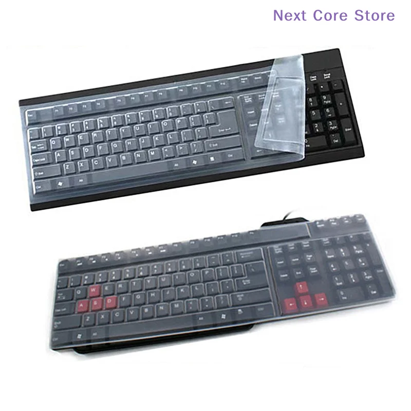 [NC]1PC Computer Keyboard Cover Universal Silicone Desktop Computer Keyboard Cover Skin Protector Film Cover[NC]