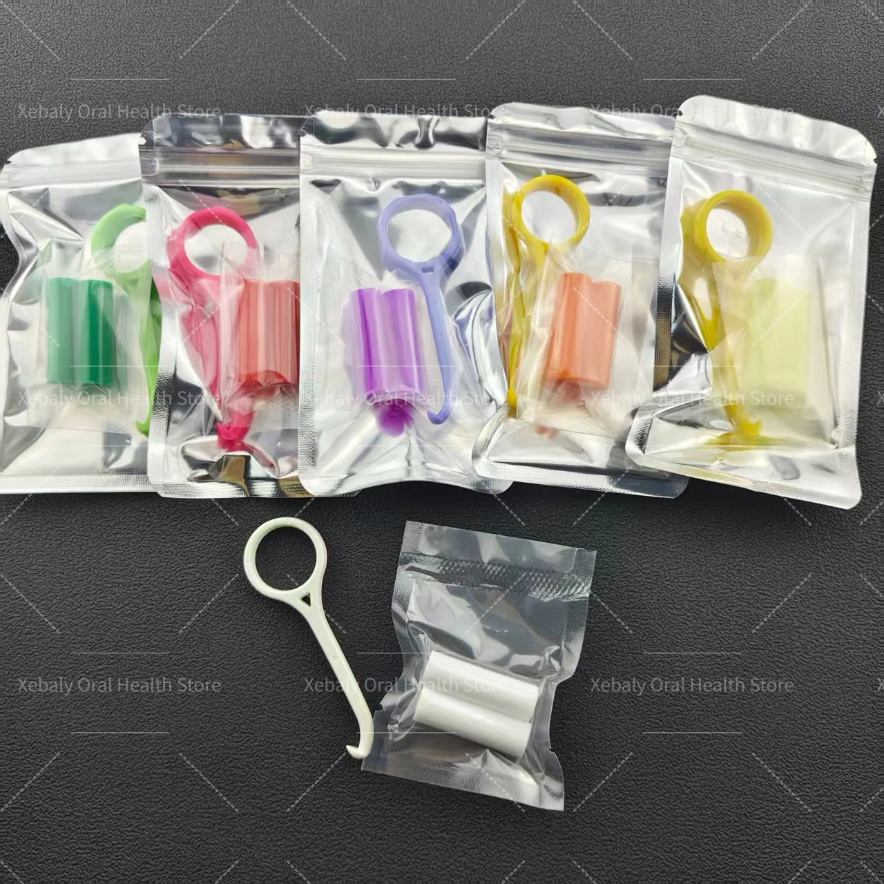30set Dental Orthodontic Aligner Remover Invisible Brace Extractor Chewies Silicone Tooth Socket Removal Hook Tool