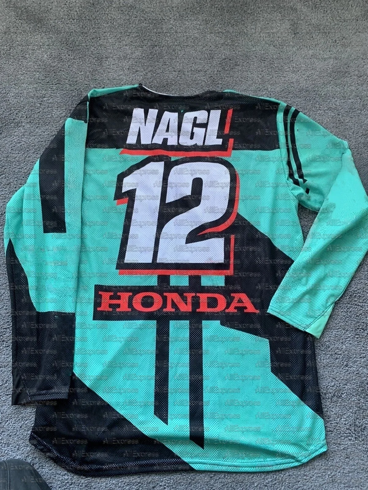 

2025 Summer Max Nagl Nils Honda Air Vented Motocross Jersey Long Sleeved Breathable Quick Drying Quick Descent Cycling Jersey