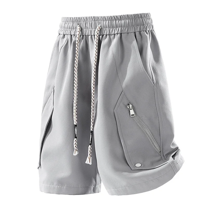 

New Men's Casual Shorts Korean Version Trendy Sports Shorts Quick Drying Breathable Elastic Waisted Men's Loose Tactical Shorts