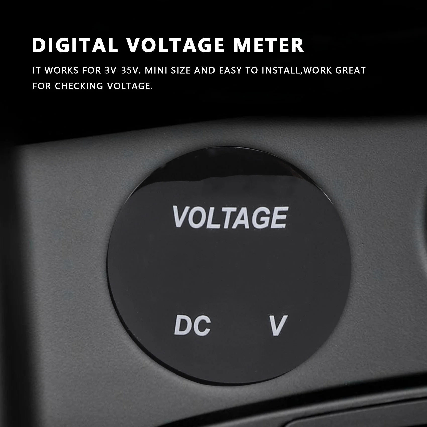 AEF7-4 Function Panel Dual USB Charger Green LED Volt 12V Power Outlet ON-OFF Switch